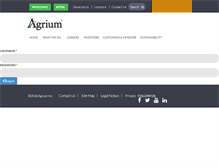 Tablet Screenshot of domains.agrium.com